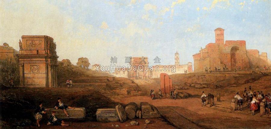 The Approach To The Forum - 大卫·罗伯茨